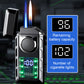 🔥Hot Sale 50% Off💥Multi-Functional Dual Flame Lighter with Colored Lights