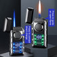 🔥Hot Sale 50% Off💥Multi-Functional Dual Flame Lighter with Colored Lights