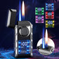 🔥Hot Sale 50% Off💥Multi-Functional Dual Flame Lighter with Colored Lights