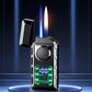 🔥Hot Sale 50% Off💥Multi-Functional Dual Flame Lighter with Colored Lights
