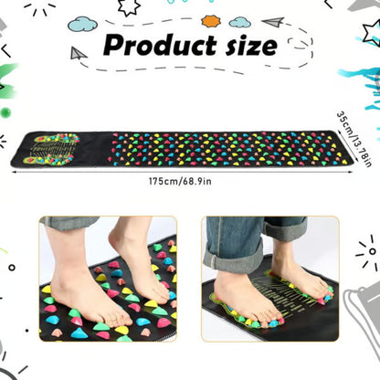 Comfortable Acupressure Foot Massage Mat for Relaxation