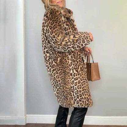✨Get 49% off💖Women's Leopard Print Mid-Length Jacket✈️ free shipping