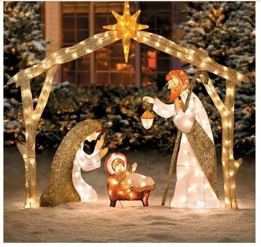 💕Nativity Scene Lighted Display