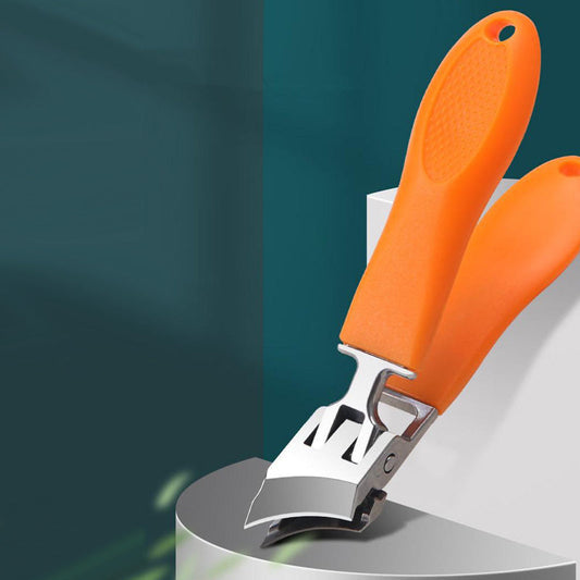 🔥HOT SALE 50%OFF💥Wide Jaw Opening Anti-Splash Slanted Nail Clipper