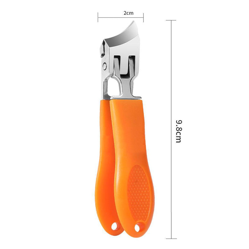 🔥HOT SALE 50%OFF💥Wide Jaw Opening Anti-Splash Slanted Nail Clipper