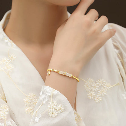 ✨Women’s Bamboo Bracelet with Chain