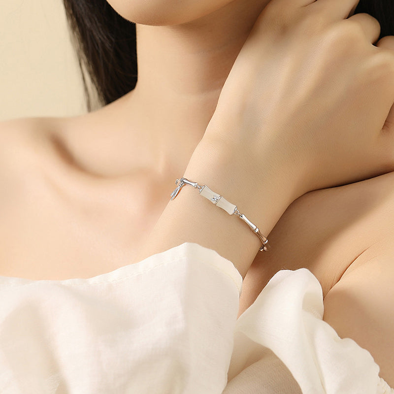 ✨Women’s Bamboo Bracelet with Chain