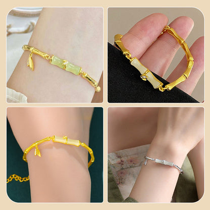 ✨Women’s Bamboo Bracelet with Chain