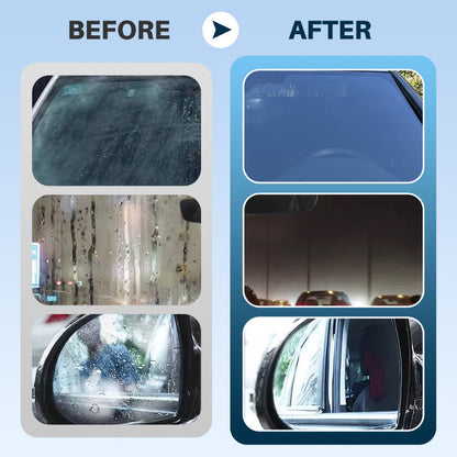 2-in-1 Powerful Car Glass Oil Film Cleaning Brush