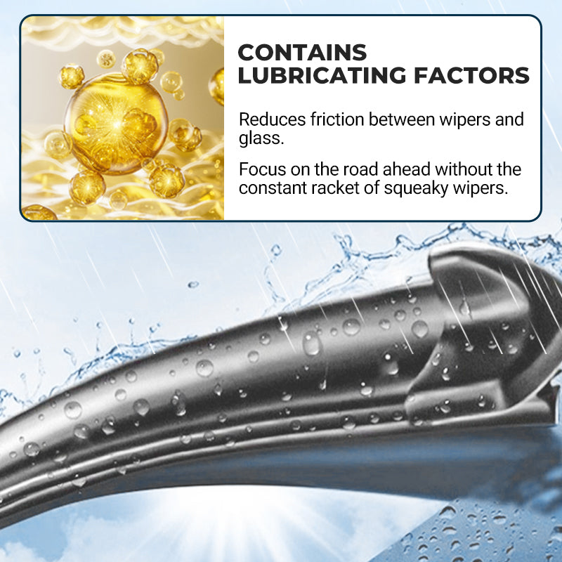 2-in-1 Powerful Car Glass Oil Film Cleaning Brush