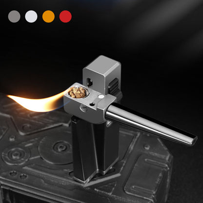 🔥Hot Sale 50% OFF💥Slant Flame Inflatable tobacco Pipe Dual Purpose Lighter