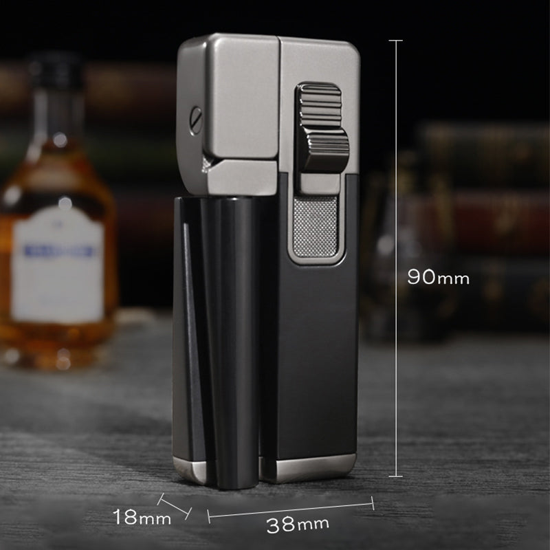 🔥Hot Sale 50% OFF💥Slant Flame Inflatable tobacco Pipe Dual Purpose Lighter