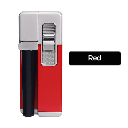 🔥Hot Sale 50% OFF💥Slant Flame Inflatable tobacco Pipe Dual Purpose Lighter