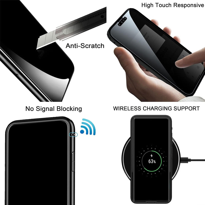 Double-Sided Tempered Glass Fully Protective Phone Case