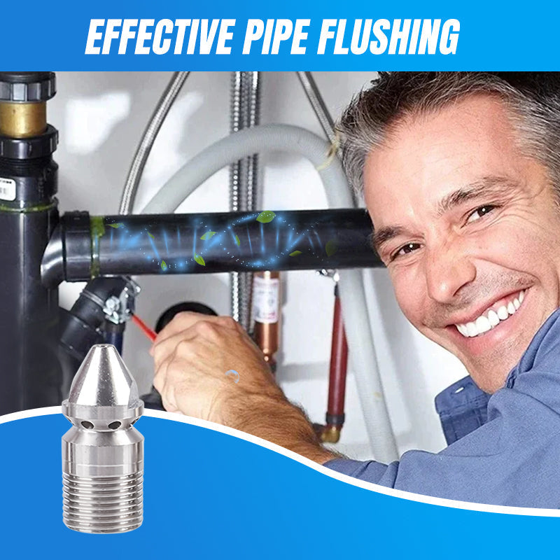 Rotary High-Pressure Sewer Jetting Nozzle