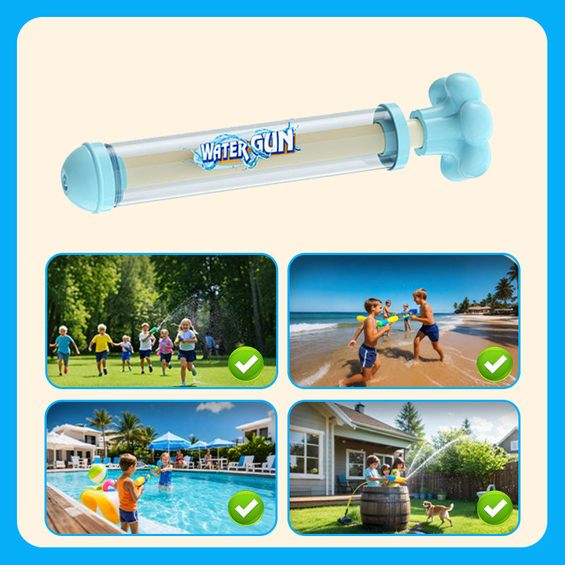 🧊Summer Special Sale - Buy 1 Get 1 Free🌊Pusher Type Fun Fireworks Water Jet Spray Toy☀️