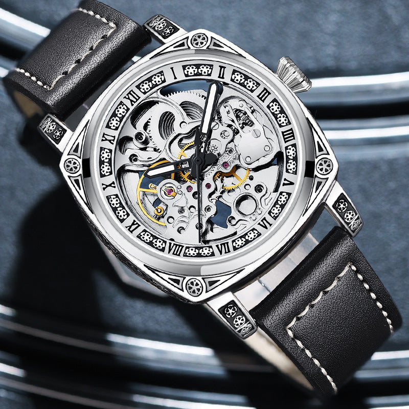 ⌚53% discount💥A multifunctional engraved mechanical watch