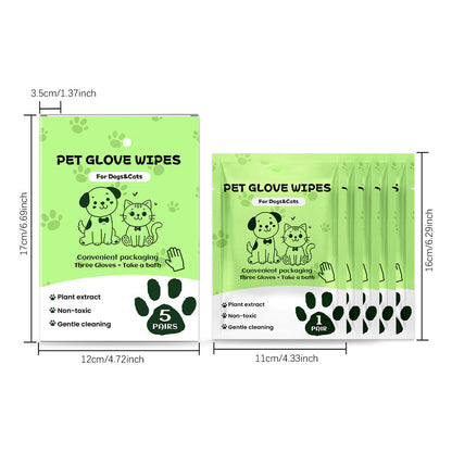 🎉 Last Day Promotion-49% OFF 🫧Gentle Pet Cleaning No-Rinse Gloves