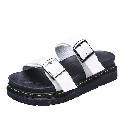 🌞Summer New Arrivals🎁Women's Buckle Strap Casual Soft Platform Sandals