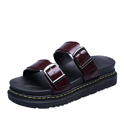 🌞Summer New Arrivals🎁Women's Buckle Strap Casual Soft Platform Sandals