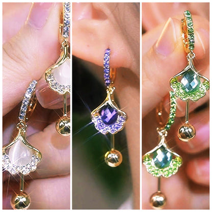 ⏳Time-limited Special💎Delicate Ginkgo Leaf Earrings for Women