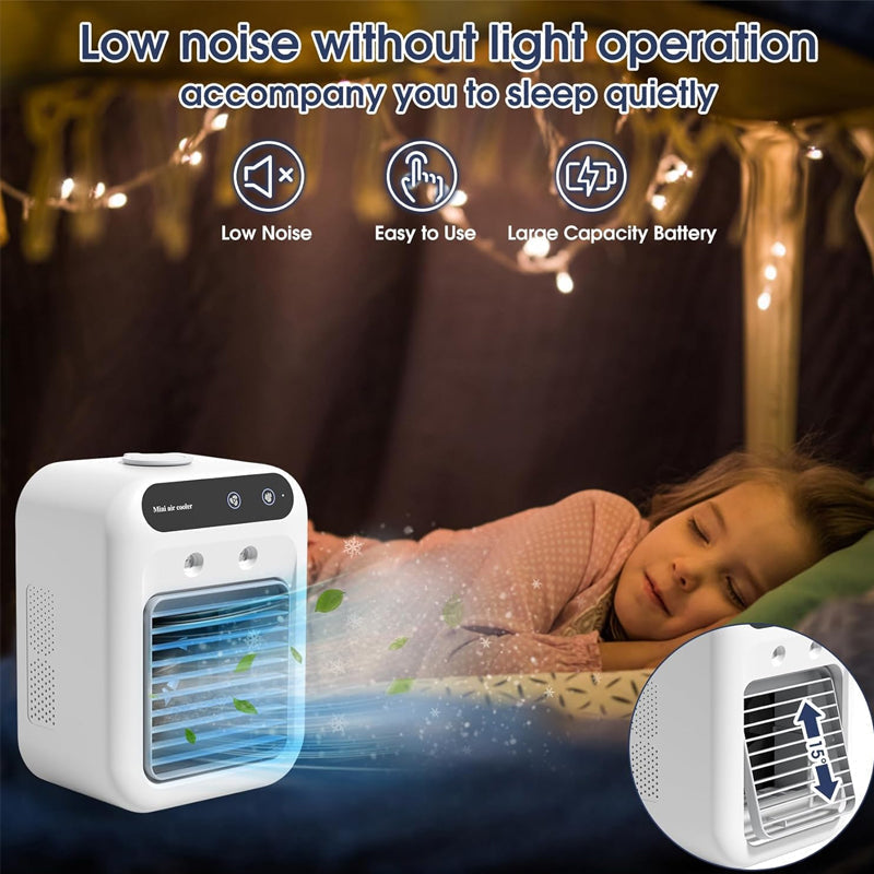 ❄️ Summer 50% Price ❄️ Mini Portable Air Conditioner with Cooling and Humidification Function