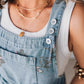 🌸2025 New Fashion Vintage Floral Printed Denim Jumpsuit