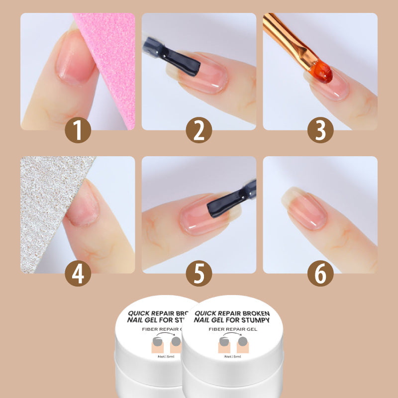 Quick Repair Broken Nail Gel