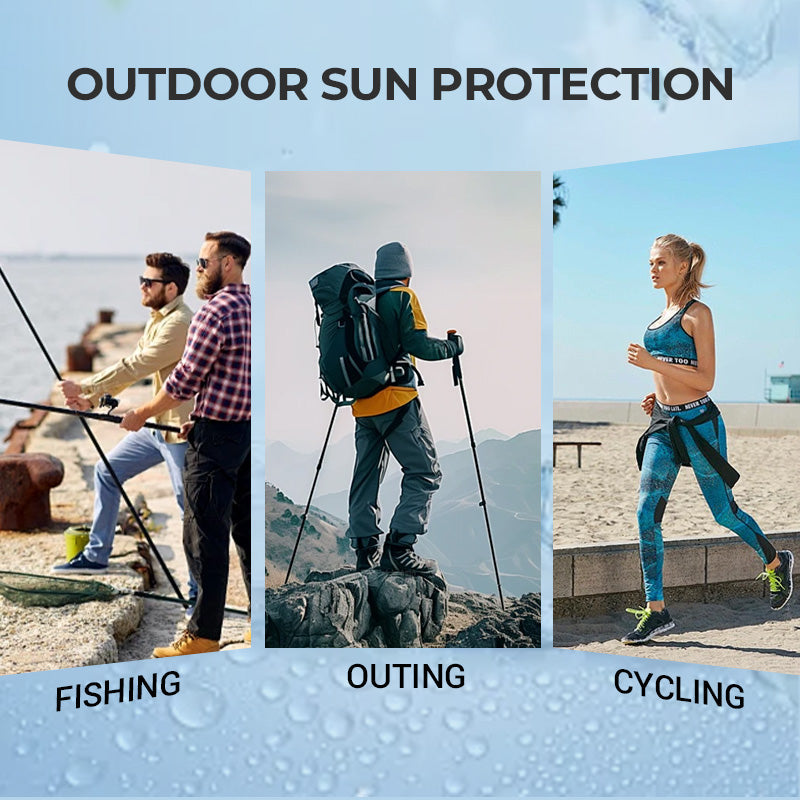 🌞Summer Essentials🛡️ Outdoor Sun Protection Camouflage Hooded Long Sleeve Full-Zip Jacket