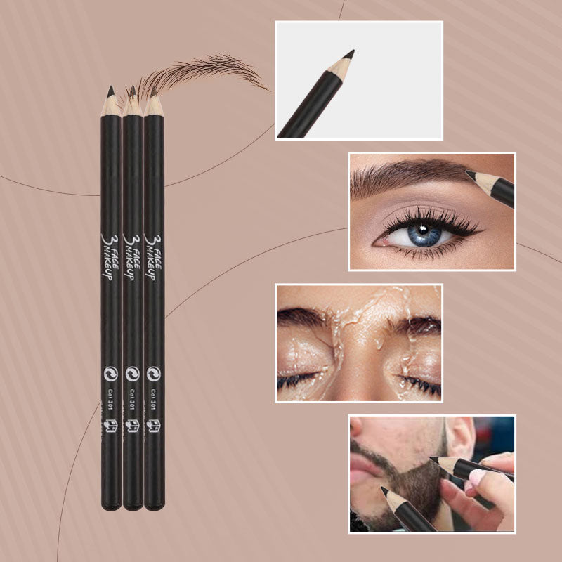 🔥Wooden Waterproof Long Lasting Hardcore Eyebrow Pencils