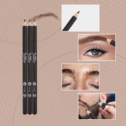 🔥Wooden Waterproof Long Lasting Hardcore Eyebrow Pencils
