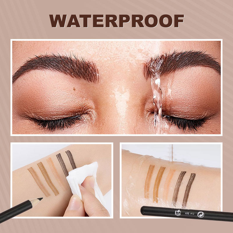 🔥Wooden Waterproof Long Lasting Hardcore Eyebrow Pencils