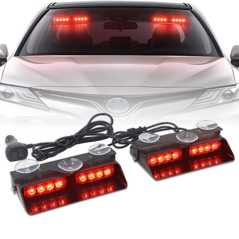 🎉🛍️Hot Promotion 50% OFF🚗Windshield Suction Cup Strobe Warning Light for Vehicles