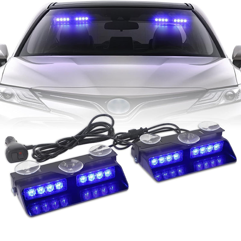 🎉🛍️Hot Promotion 50% OFF🚗Windshield Suction Cup Strobe Warning Light for Vehicles
