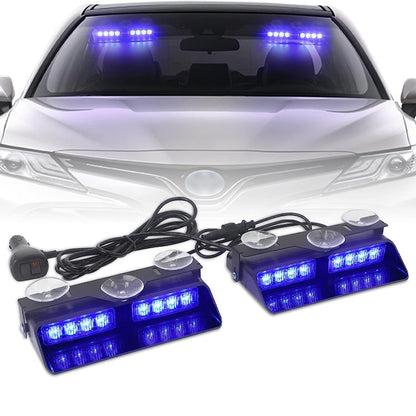 🎉🛍️Hot Promotion 50% OFF🚗Windshield Suction Cup Strobe Warning Light for Vehicles