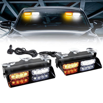 🎉🛍️Hot Promotion 50% OFF🚗Windshield Suction Cup Strobe Warning Light for Vehicles