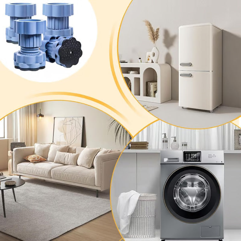 🔥Universal Multi-Functional Heightening Pads For Washing Machine Base【Anti-slip, shockproof, moisture-proof, and silent】