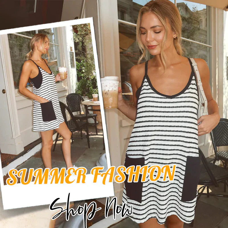 🎉2025 Hot sale!🔥Women's Sleeveless Summer Dress with Shorts