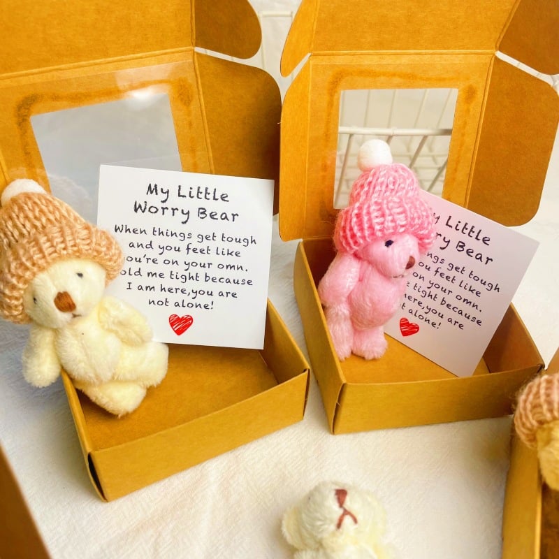 50% OFF💖Healing Doll Gift🎁Handmade Mini Plush Teddy Bear in Box