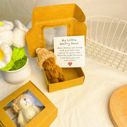 50% OFF💖Healing Doll Gift🎁Handmade Mini Plush Teddy Bear in Box