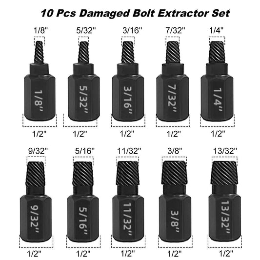 💥Last day sale 50% OFF💥Broken Head Bolt Screw Cap Extractor Broken Head Screw Hexagon Socket Bolt Removal Tool