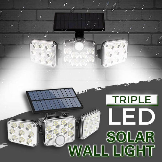 💡HOT SALE 50%OFF🔥Triple LED Solar Wall Light