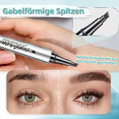 🎉Hot sale!🔥 High-quality 3D waterproof microblading eyebrow pencil with 4 fork tips tattoo pen
