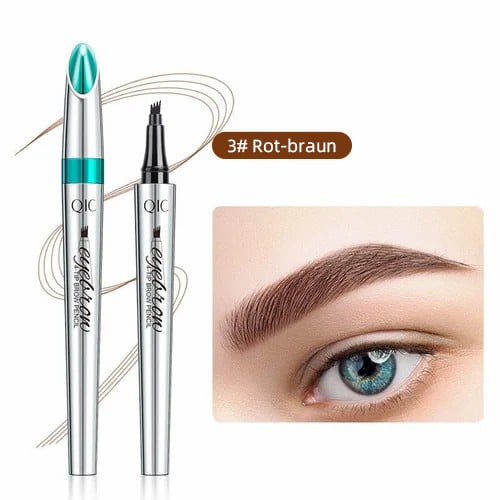 🎉Hot sale!🔥 High-quality 3D waterproof microblading eyebrow pencil with 4 fork tips tattoo pen