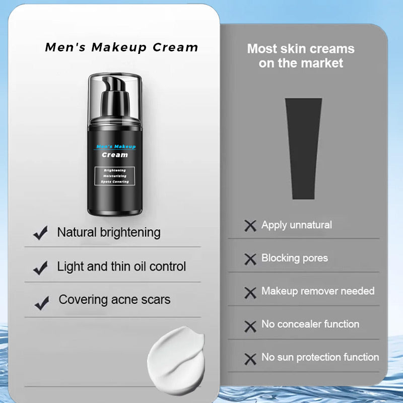 🔥Hot sale!🎉 Men's Makeup Cream for Brightening, Moisturizing & Spots Covering