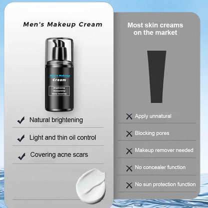 🔥Hot sale!🎉 Men's Makeup Cream for Brightening, Moisturizing & Spots Covering