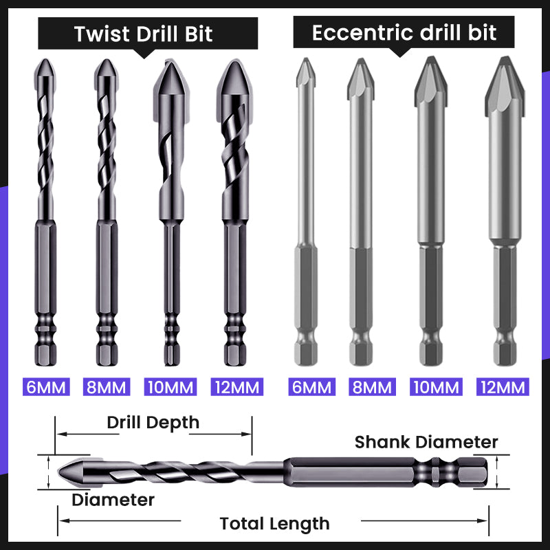 🛠️Hot Sale—50% OFF🔥Eccentric Drill Bit