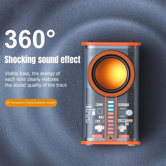 🎧Hot Sale 50% OFF🔥Tokyo Transparent mecha wireless bluetooth speaker