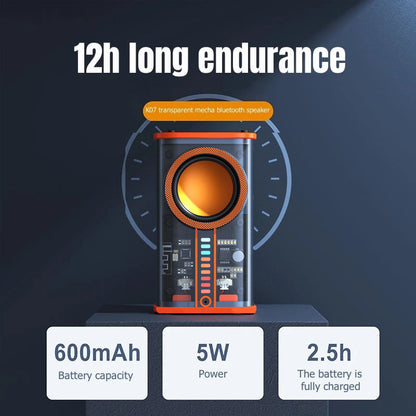 🎧Hot Sale 50% OFF🔥Tokyo Transparent mecha wireless bluetooth speaker