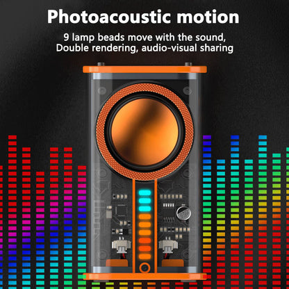 🎧Hot Sale 50% OFF🔥Tokyo Transparent mecha wireless bluetooth speaker